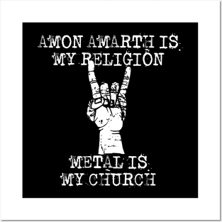 amon amart my religion Posters and Art